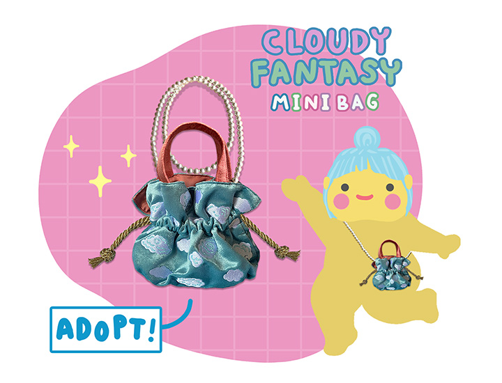Cloudy Fantasy Mini drawstring bag